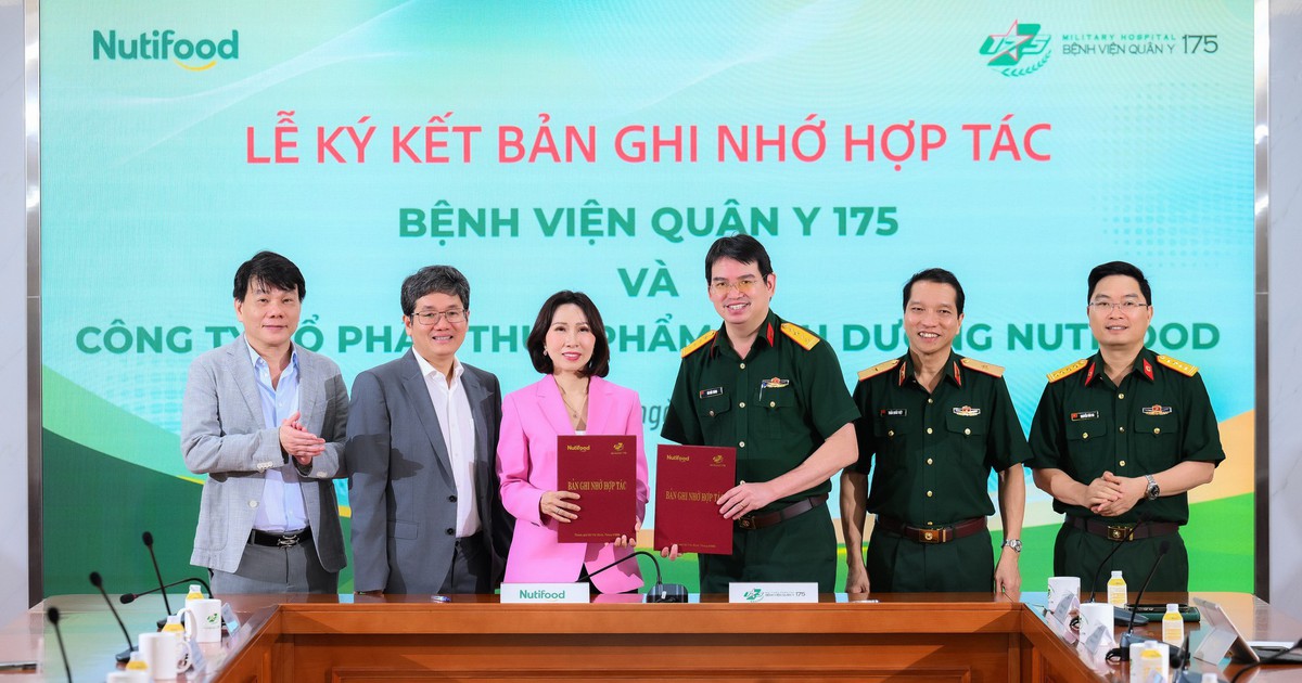 Nutifood kết hợp Bệnh viện Quân y 175 nghiên cứu các giải pháp dinh dưỡng Việt