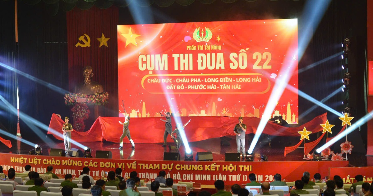 Hội thi Lực lượng tham gia bảo vệ an ninh, trật tự ở cơ sở giỏi TP.HCM