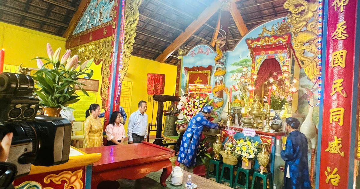 Sắc phong thần vua Tự Đức và câu chuyện báu vật ở đình Mỹ Hòa, Bà Điểm