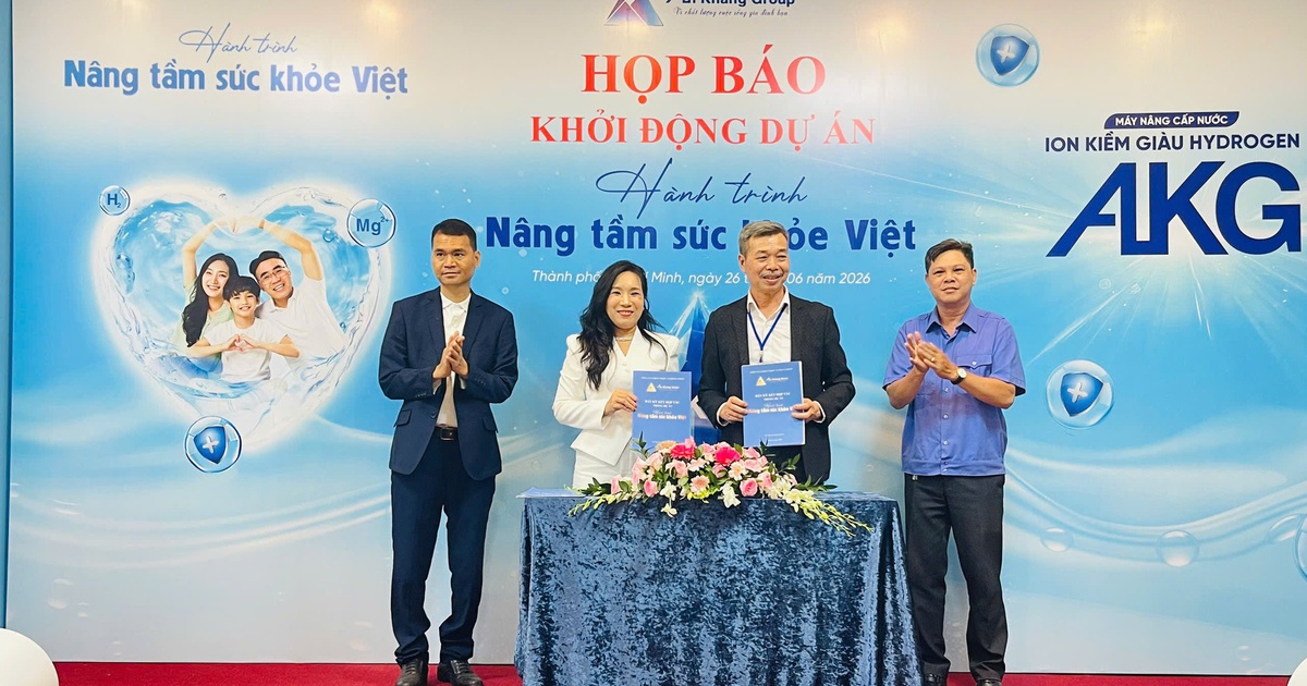 Ra mắt dự án "Hành trình nâng tầm sức khỏe Việt"