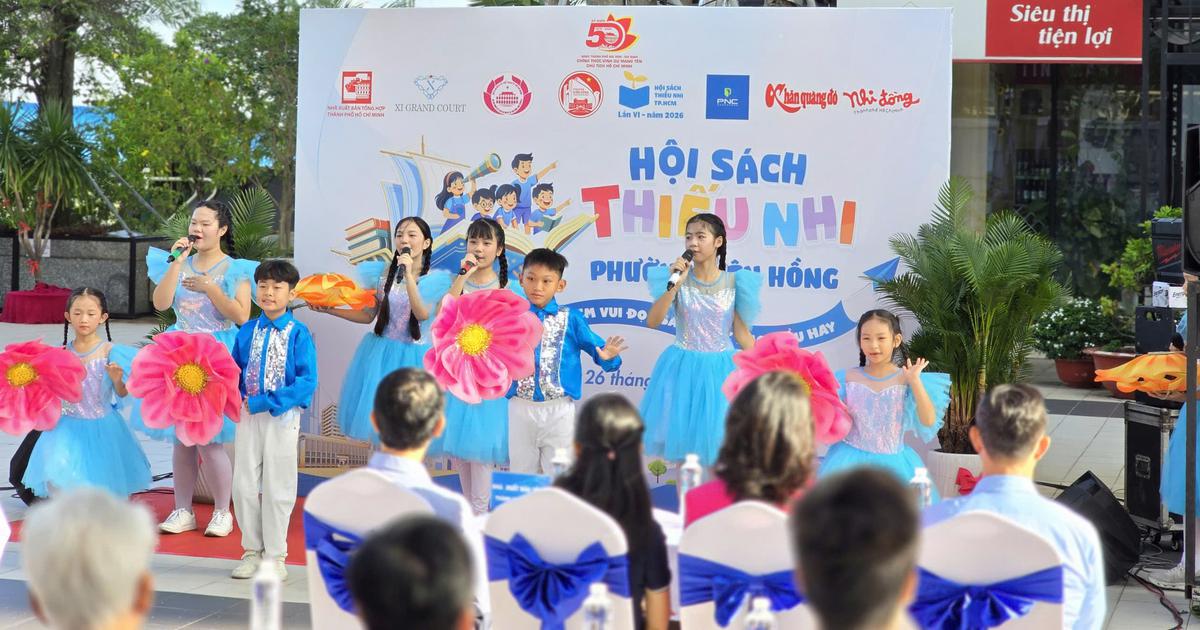 Hội sách thiếu nhi đưa sách đến tận chung cư