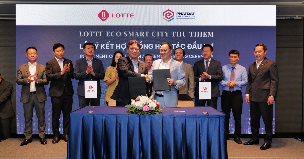 Phát Đạt rót hơn 10.000 tỉ đồng vào dự án Lotte Eco Smart City Thu Thiem