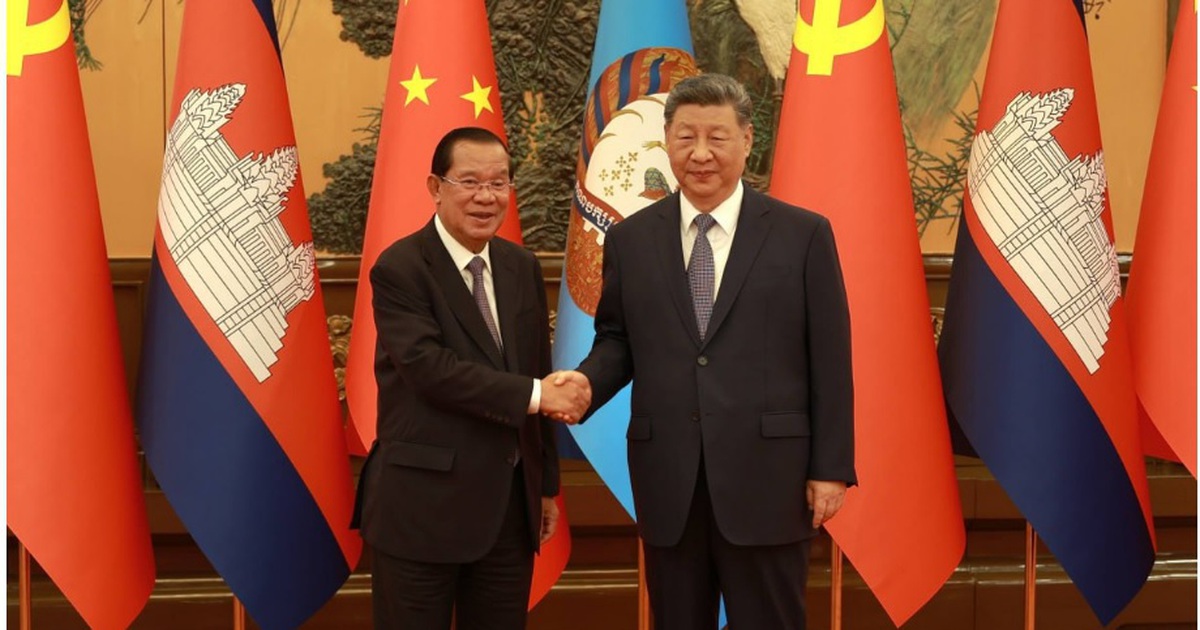 &Ocirc;ng Tập Cận B&igrave;nh n&oacute;i g&igrave; khi gặp &ocirc;ng Hun Sen ở Bắc Kinh?