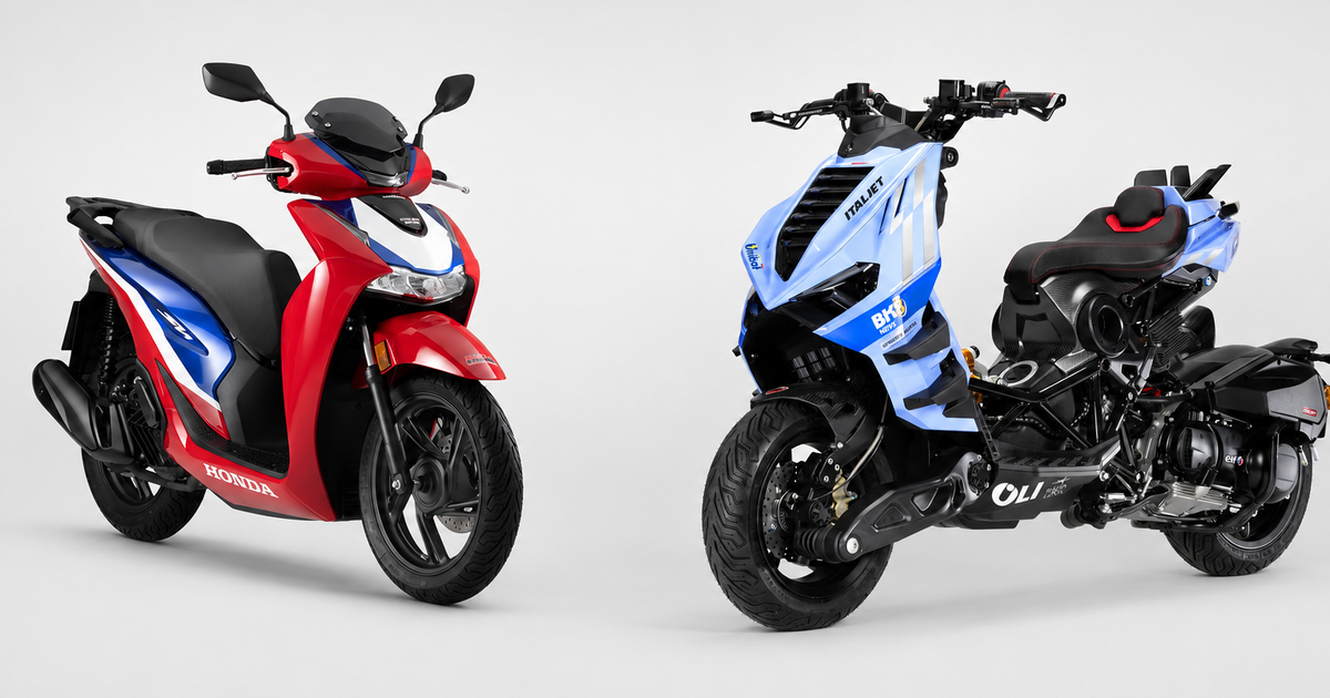 Xe tay ga bản độc số đẹp: Chọn Italjet Dragster 300 Gresini hay Honda SH150i HRC?
