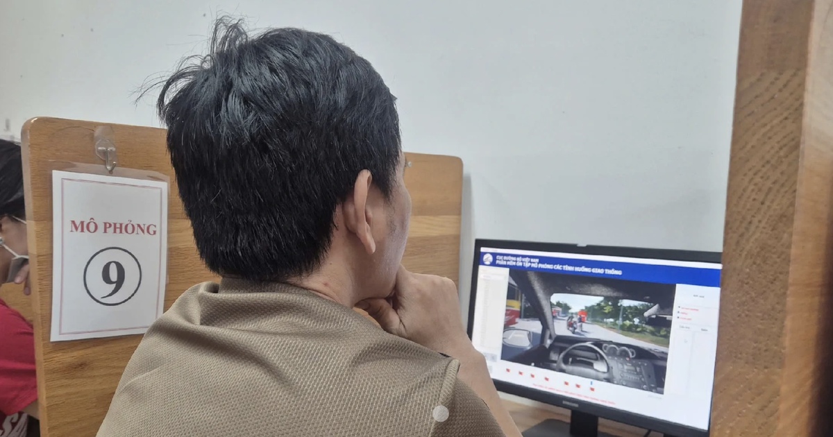 Bỏ b&agrave;i thi m&ocirc; phỏng khi s&aacute;t hạch giấy ph&eacute;p l&aacute;i xe từ ng&agrave;y 1.7
