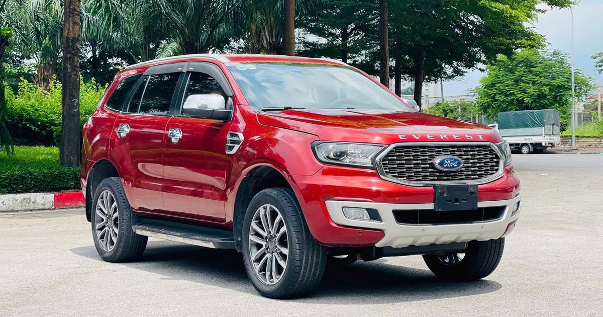 Ford Everest đã qua sử dụng 5 năm mất giá bao nhiêu?