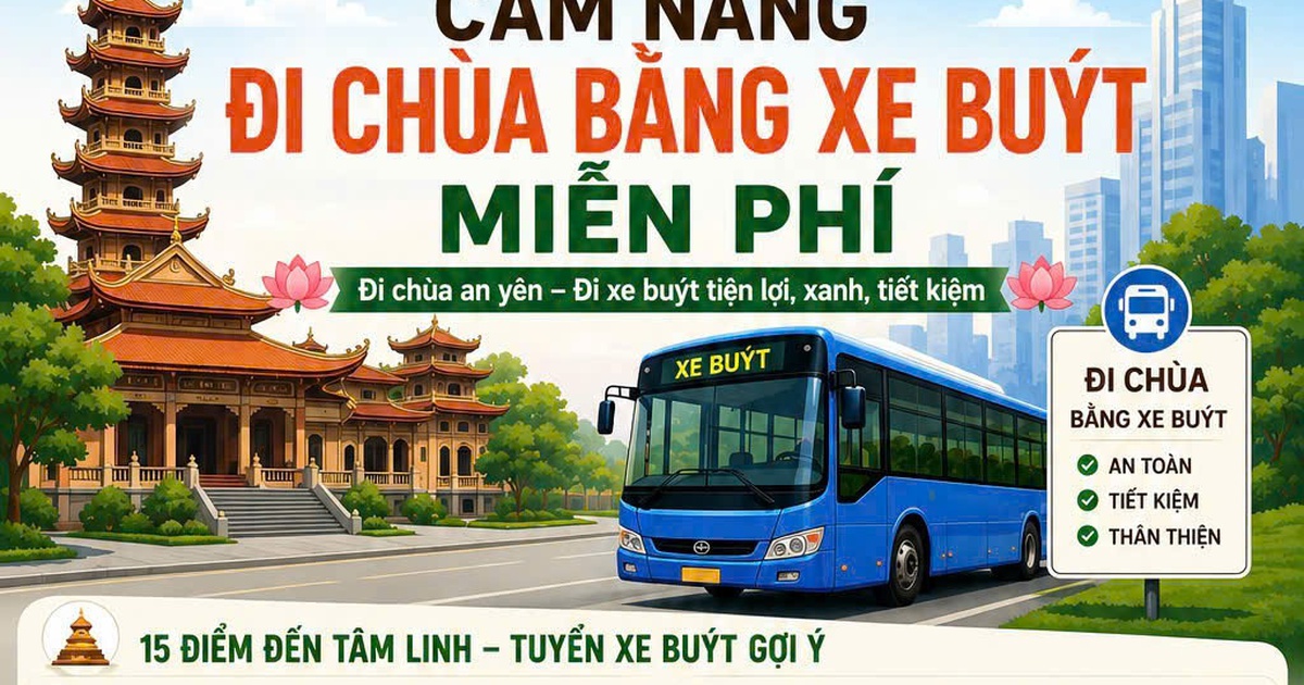 Cẩm nang đi chùa bằng xe buýt miễn phí tại TP.HCM