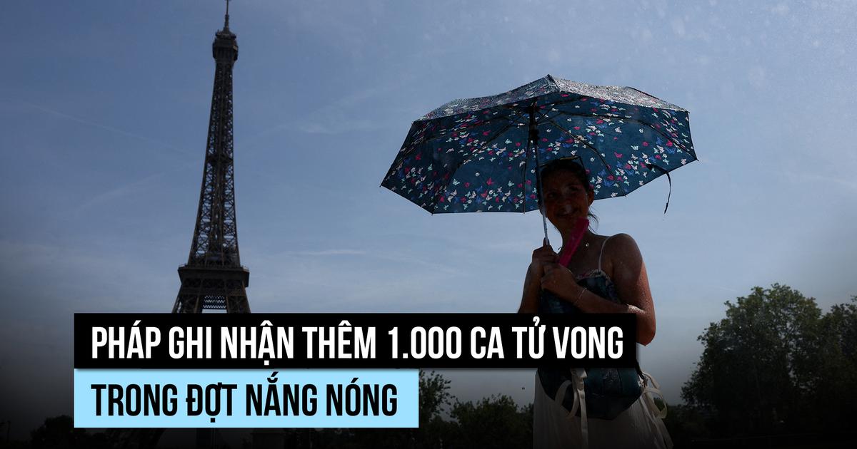 Số tử vong tăng mạnh, bệnh viện bận rộn trong đợt nắng nóng ở Pháp