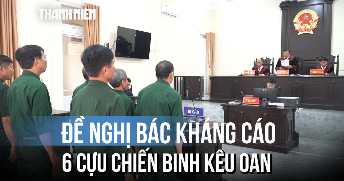 Vụ 6 cựu chiến binh kêu oan: Viện kiểm sát đề nghị bác kháng cáo