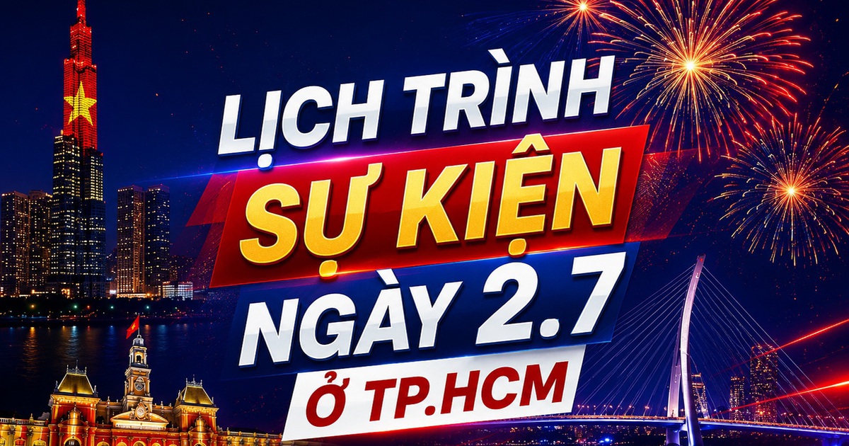 Lịch sự kiện tối 2.7 ở TP.HCM: Bắn pháo hoa, 3D Mapping, cầu truyền hình đặc biệt