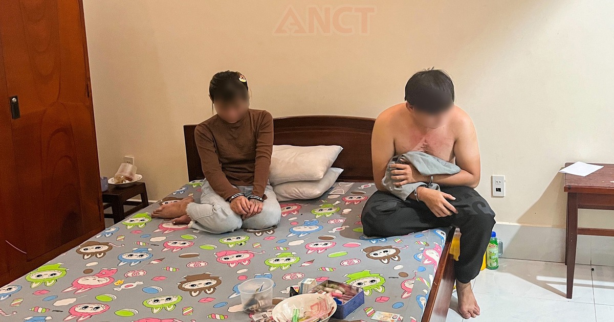 Kiểm tra nhà nghỉ, công an phát hiện 13 người sử dụng ma túy