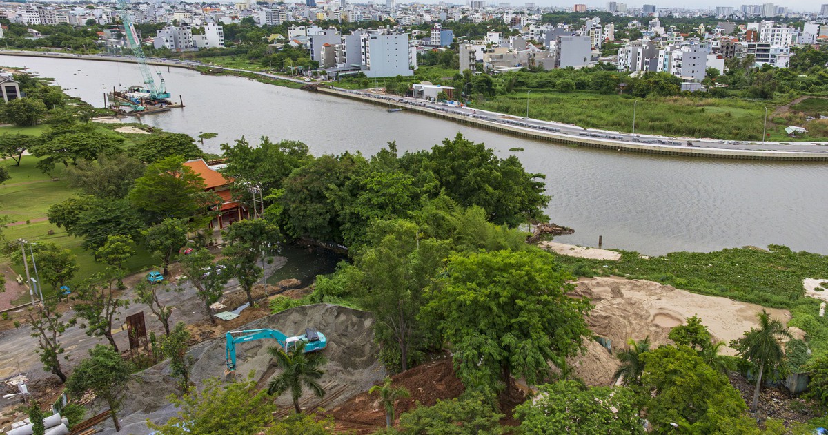 To&agrave;n cảnh nơi TP.HCM x&acirc;y cầu V&agrave;m Thuật hơn 1.100 tỉ nối v&ugrave;ng ven đến trung t&acirc;m