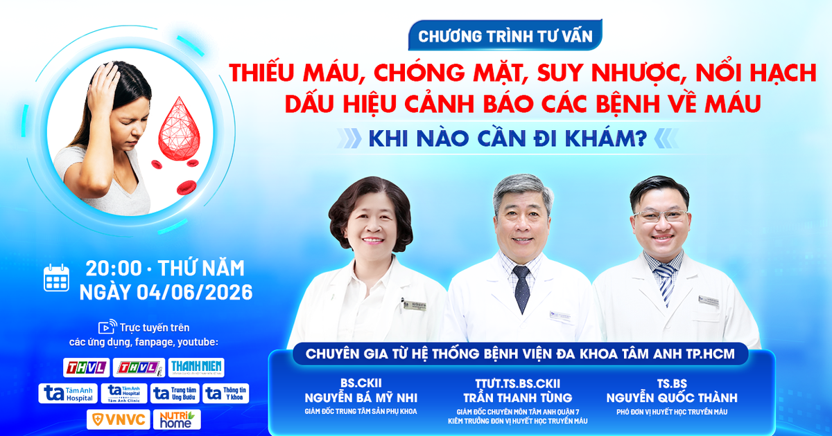 Dấu hiệu cảnh báo các bệnh lý về máu