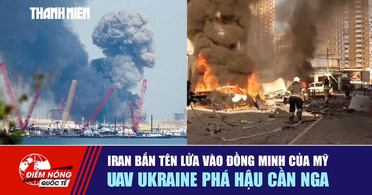 Tiêu điểm quốc tế 4.6: Iran bắn tên lửa vào đồng minh của Mỹ | UAV Ukraine phá hậu cần Nga