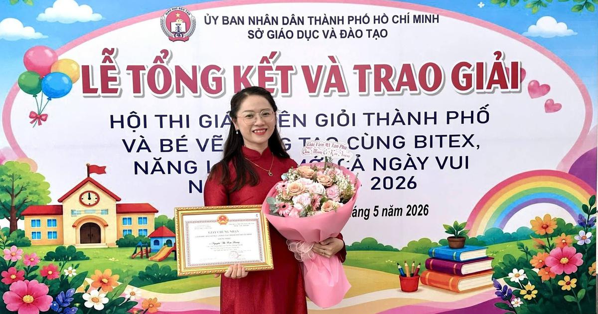 Tình yêu nghề của cô giáo mầm non TP.HCM mỗi ngày chạy xe máy gần 60 km