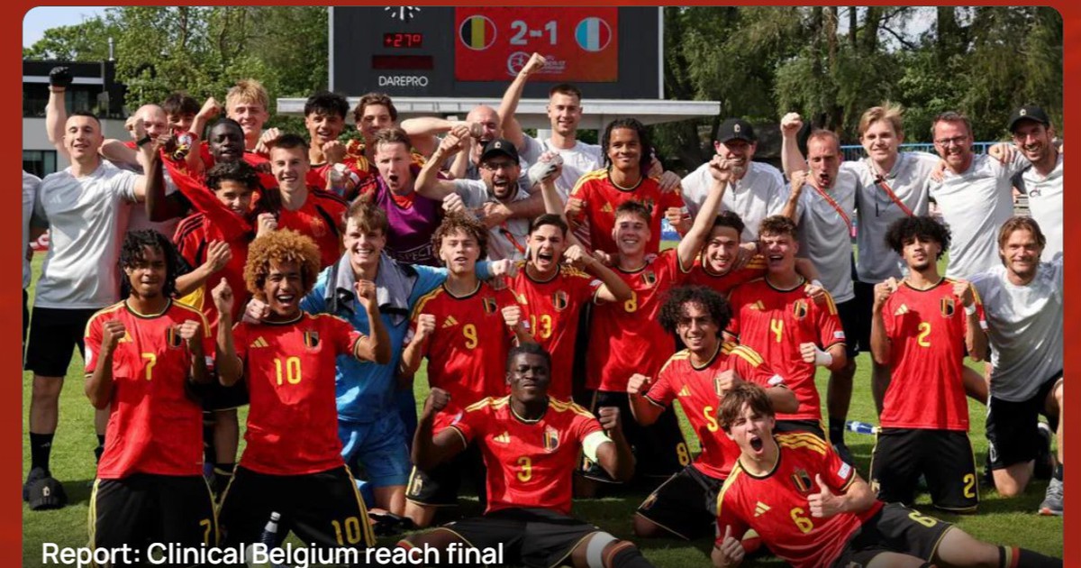 Đối thủ Bỉ của U.17 Việt Nam tại World Cup thắng sốc, vào chung kết châu Âu