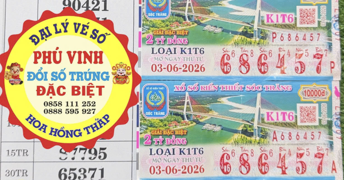 Trúng số độc đắc 4 tỉ xổ số miền Nam, khách bất ngờ trúng thêm giải nữa