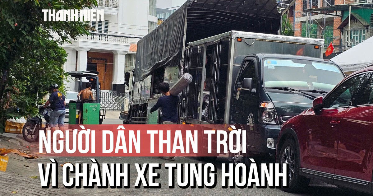 Chành xe lấn chiếm khu dân cư: Công viên thành kho, đường thành bãi đỗ xe
