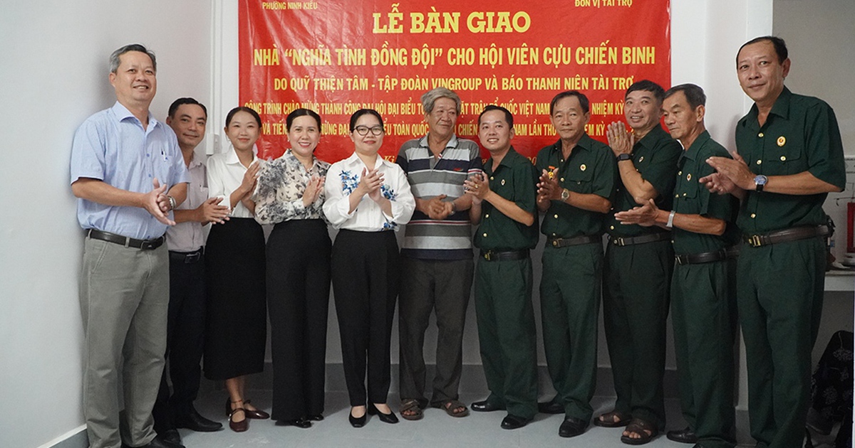 Báo Thanh Niên bàn giao nhà tặng cựu chiến binh