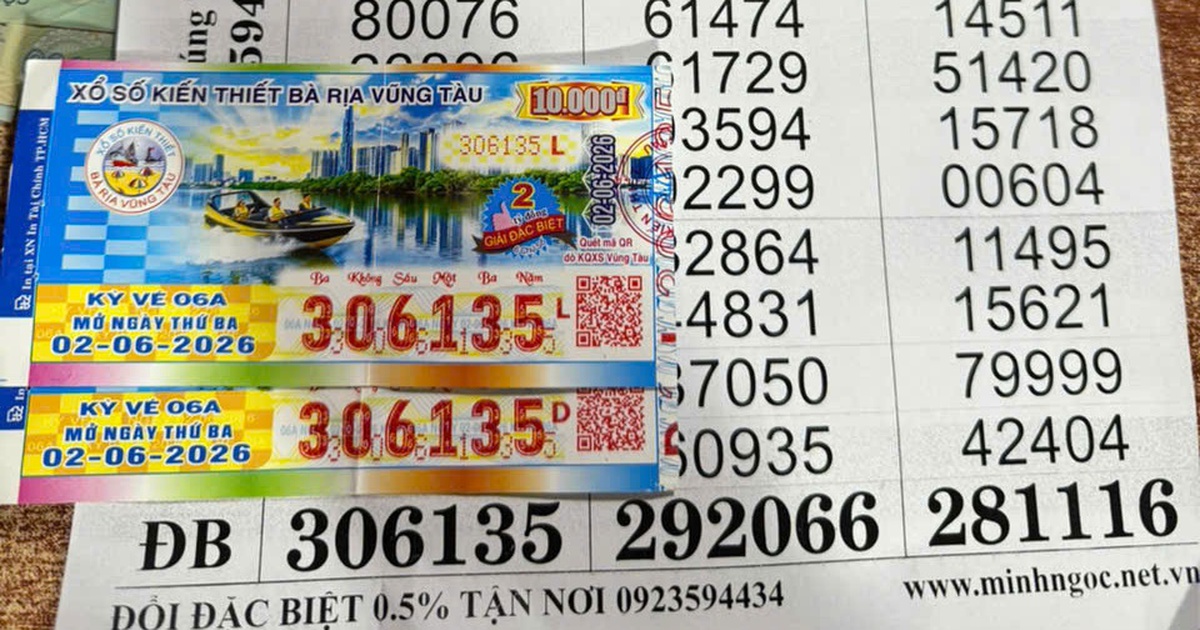 Mua 2 tờ vé số ủng hộ người bán dạo, trúng độc đắc xổ số miền Nam