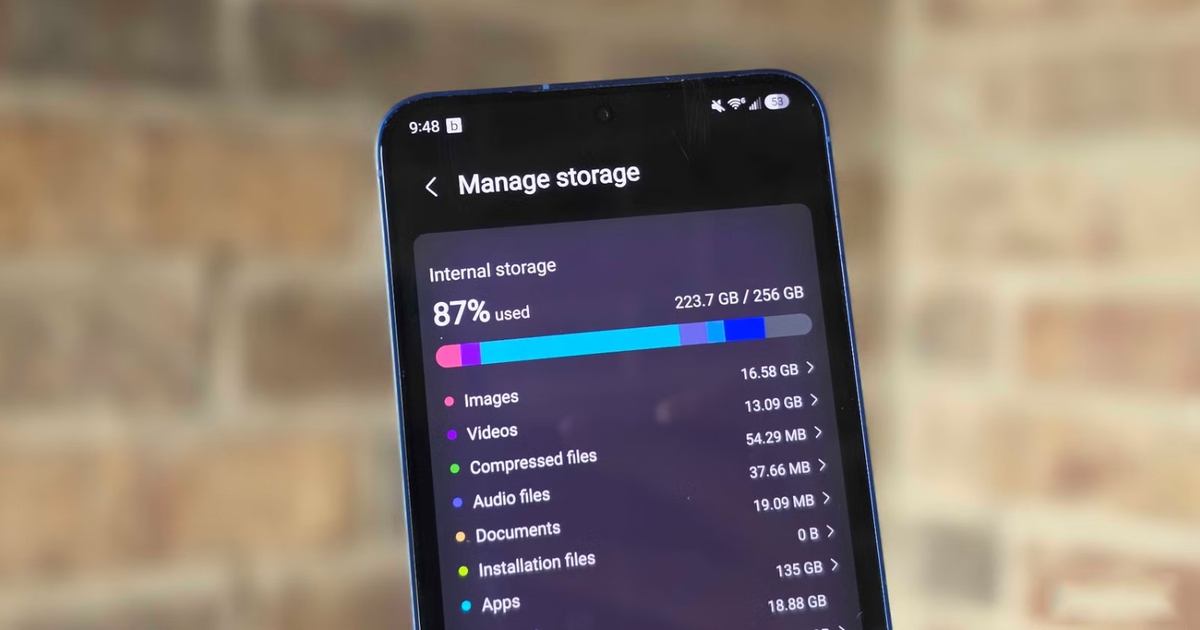 Cài đặt ẩn trên điện thoại Samsung giúp lấy lại tới 19 GB bộ nhớ