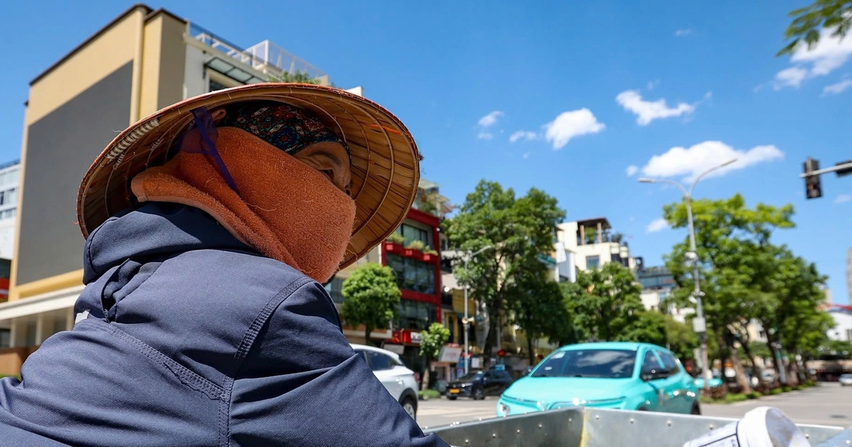 Miền Bắc nắng n&oacute;ng đỉnh điểm 2 ng&agrave;y trước đợt mưa lớn