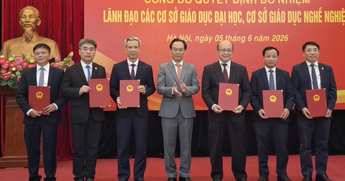 Bộ GD-ĐT bổ nhiệm 37 lãnh đạo đại học, trường đại học
