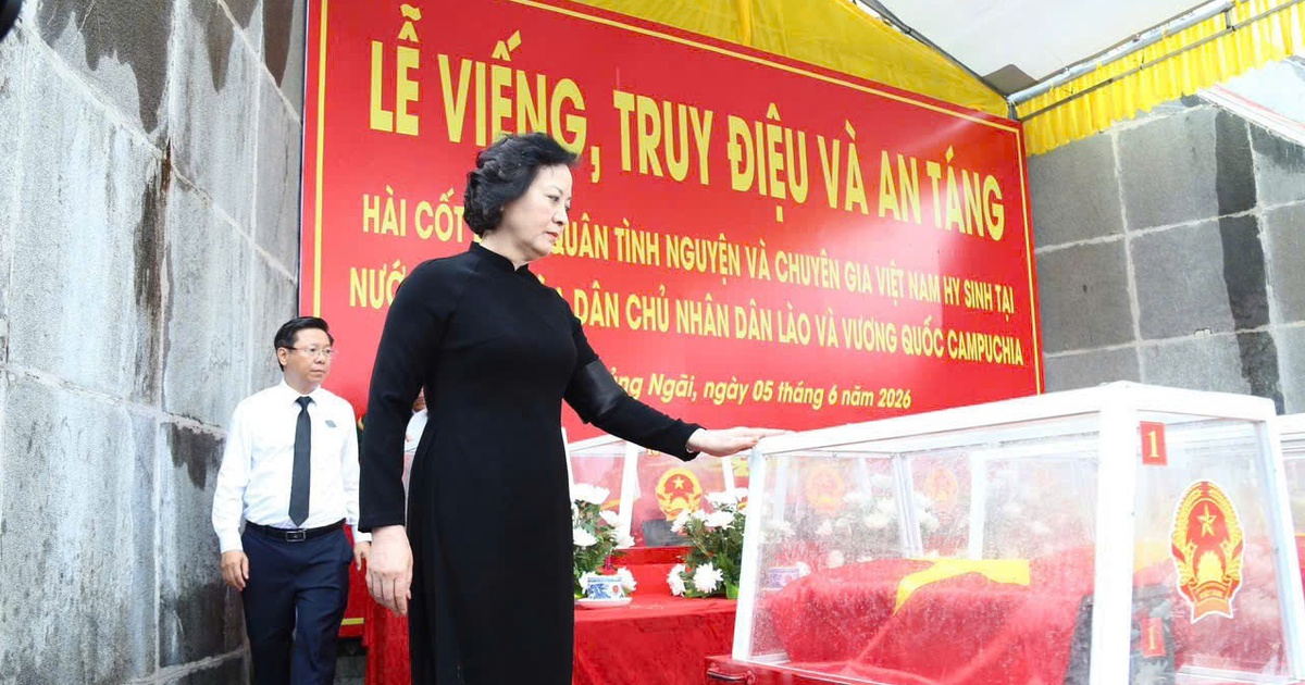 Phó thủ tướng Chính phủ dự lễ tìm kiếm hài cốt liệt sĩ tại Quảng Ngãi