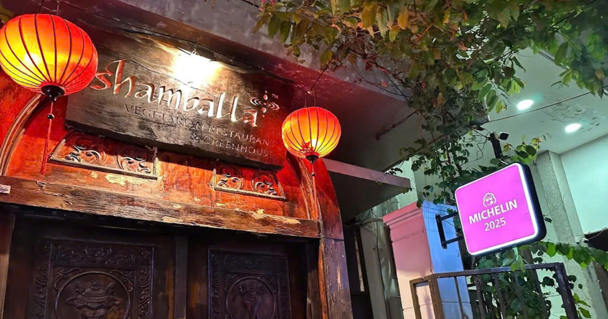 Nhà hàng chay Shamballa tiếp tục được Michelin vinh danh