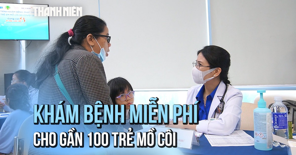'Cùng con đi tiếp cuộc đời': Khám sức khỏe, tặng quà cho trẻ mồ côi