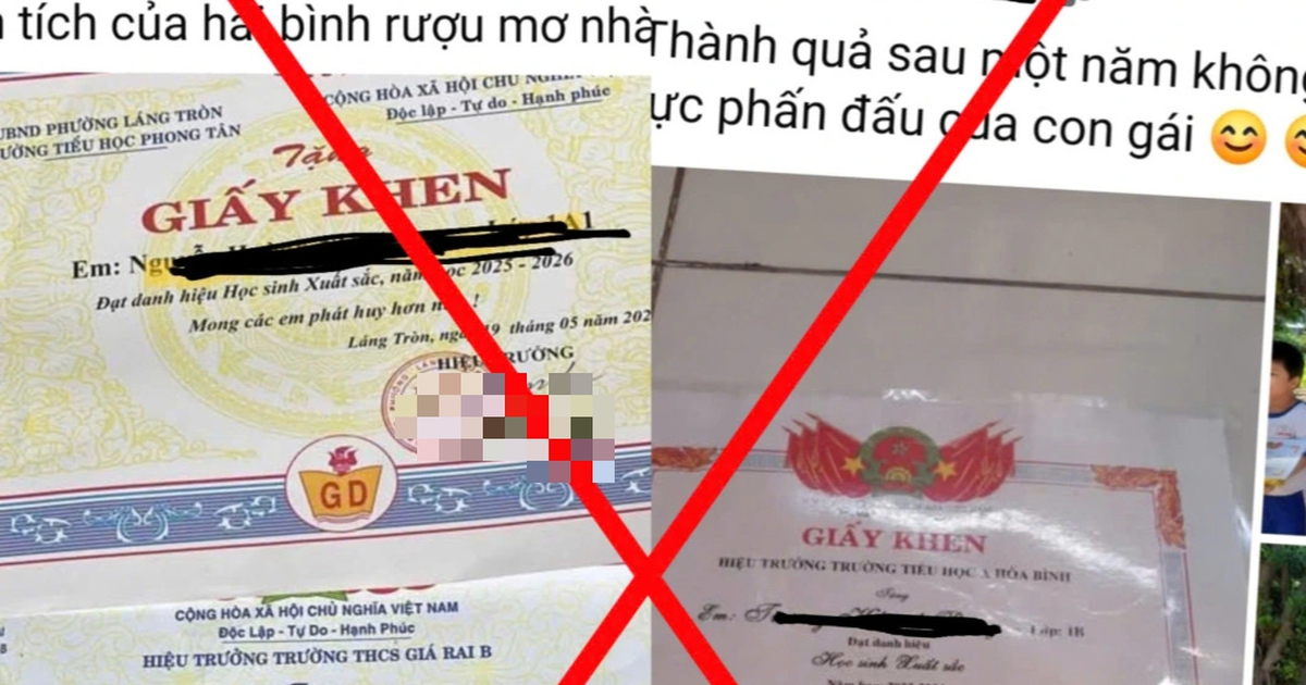 Công an cảnh báo mối nguy hiểm khó lường từ việc khoe giấy khen, bảng điểm