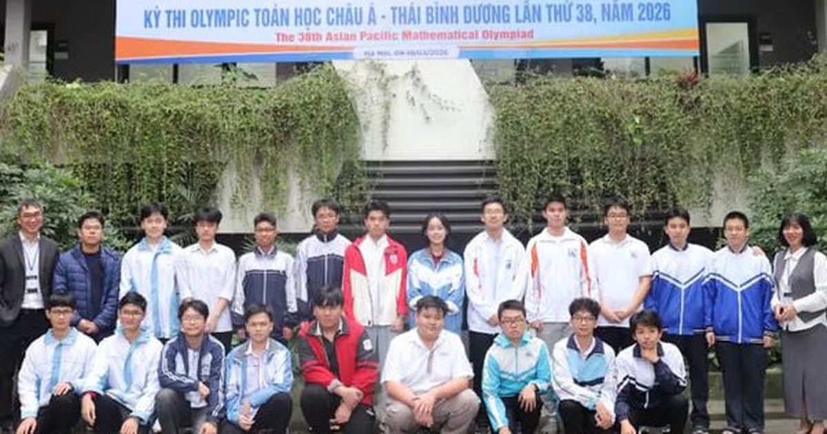 Học sinh Việt Nam giành huy chương vàng Olympic toán học châu Á - Thái Bình Dương
