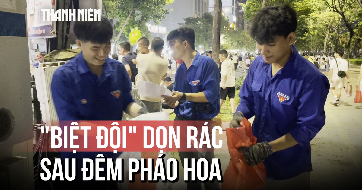 Những người trẻ dọn rác tại lễ hội pháo hoa Đà Nẵng là ai?