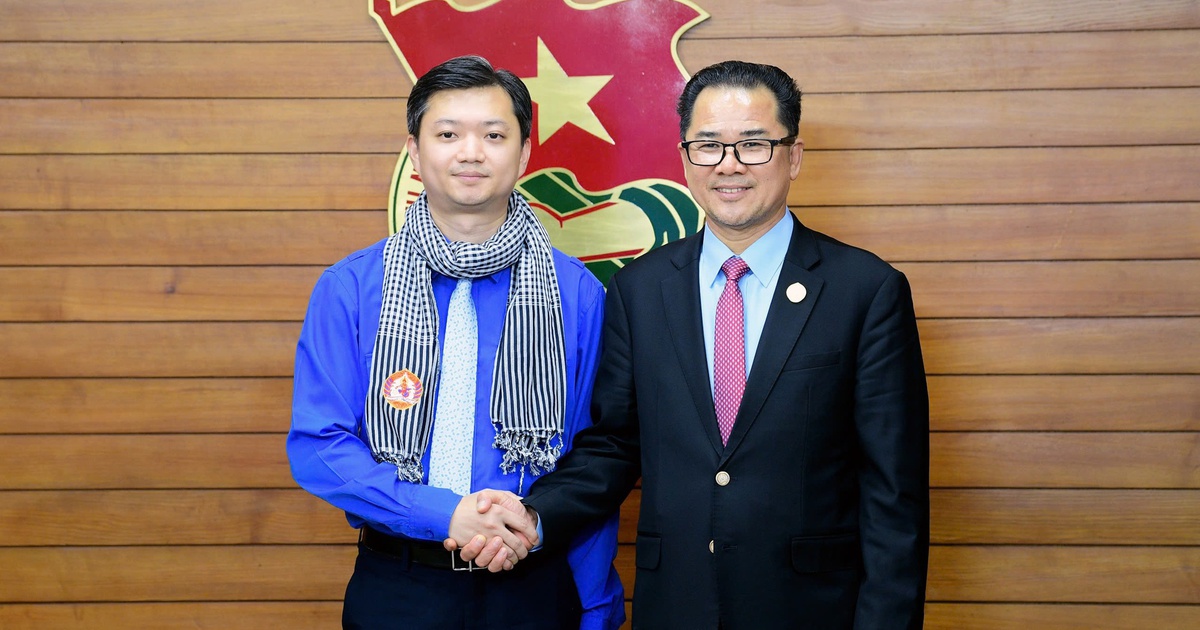 T.Ư Đoàn hội đàm với Ban Thanh niên T.Ư Đảng Nhân dân Campuchia