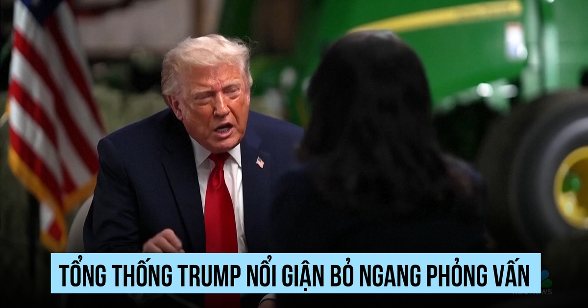 Ông Trump bỏ ngang phỏng vấn sau khi nhắc lại cáo buộc gian lận bầu cử