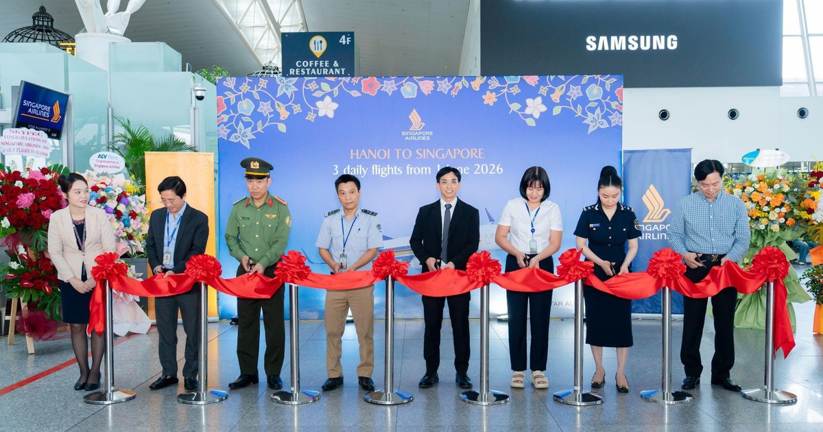 Singapore Airlines bổ sung chuyến bay thứ ba mỗi ngày giữa Hà Nội và Singapore 관련 이미지