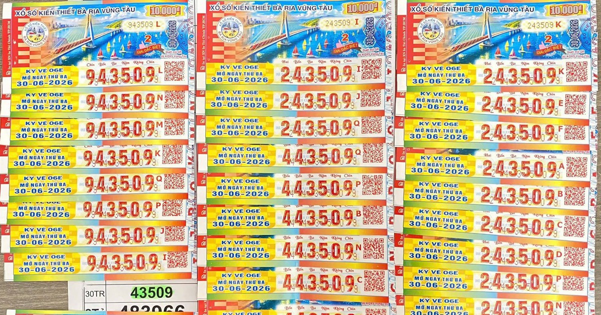 Cùng mua xổ số miền Nam đài Vũng Tàu, 3 người TP.HCM may mắn trúng 1,05 tỉ