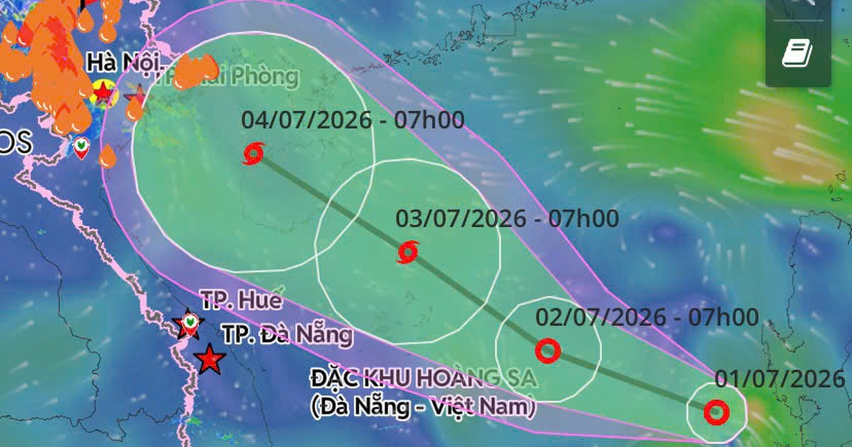 &Aacute;p thấp nhiệt đới tr&ecirc;n Biển Đ&ocirc;ng, c&oacute; khả năng mạnh l&ecirc;n th&agrave;nh b&atilde;o số 1