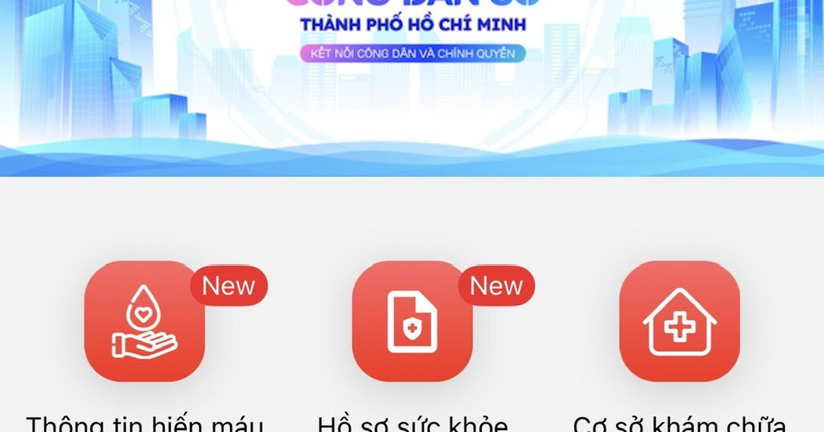 Từ 1.7, người dân TP.HCM có hồ sơ sức khỏe điện tử trên điện thoại