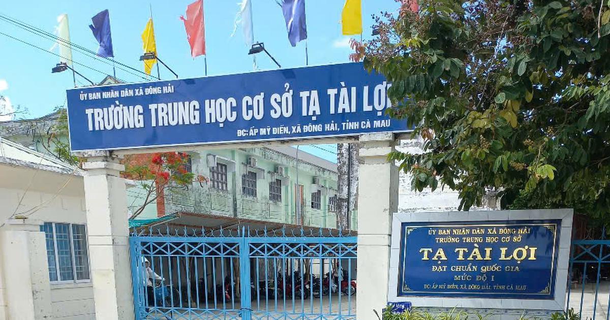 Kỷ luật cảnh cáo hiệu trưởng ở Cà Mau do sai phạm quản lý, điều hành