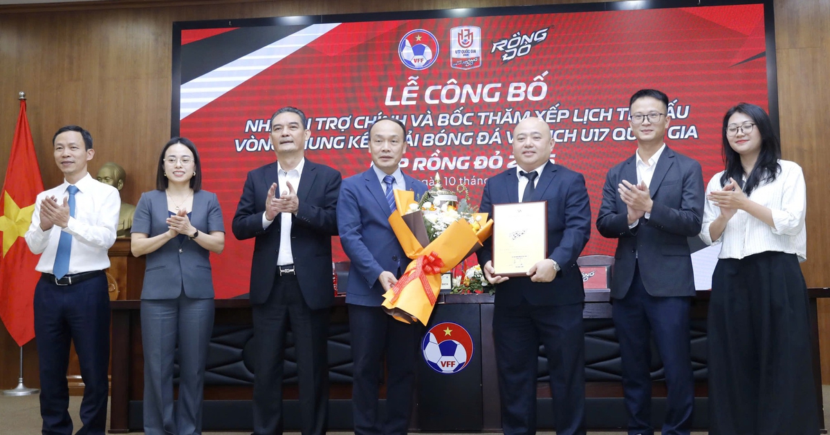 VFF công bố nhà tài trợ, VCK U.17 quốc gia 2026 xác định xong 3 bảng đấu
