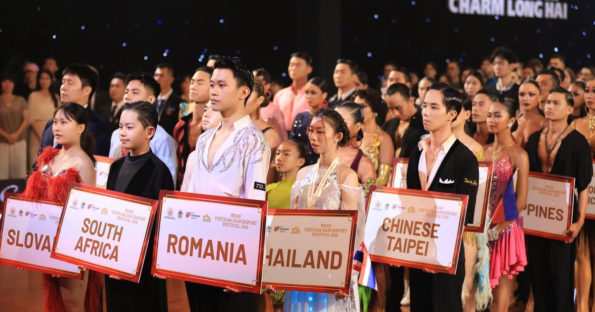 Khai mạc giải vô địch khiêu vũ thể thao châu Á 2026, hàng nghìn VĐV tranh tài quyết liệt