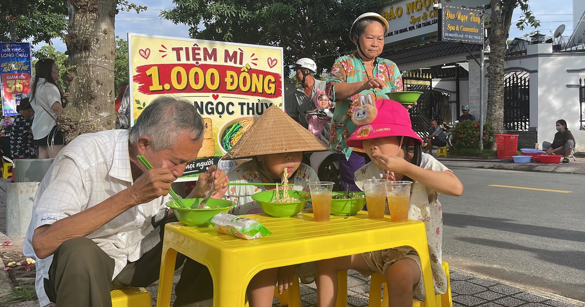 Tiệm mì 1.000 đồng và cách trao đi lòng tử tế