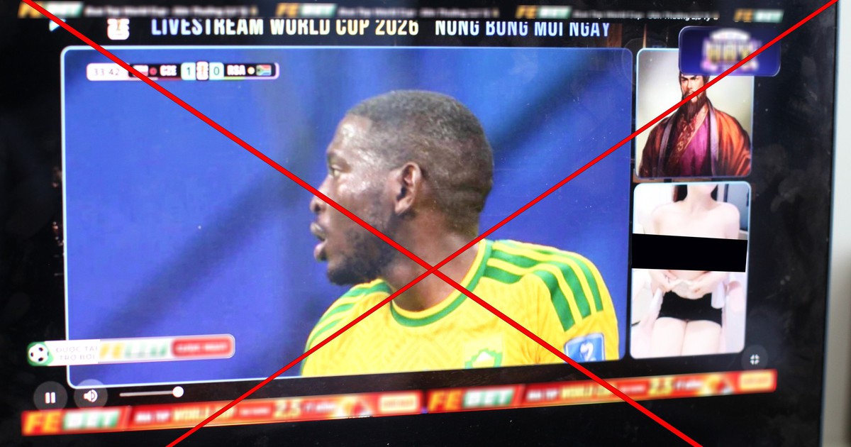 Rủi ro từ những trang web chiếu lậu World Cup