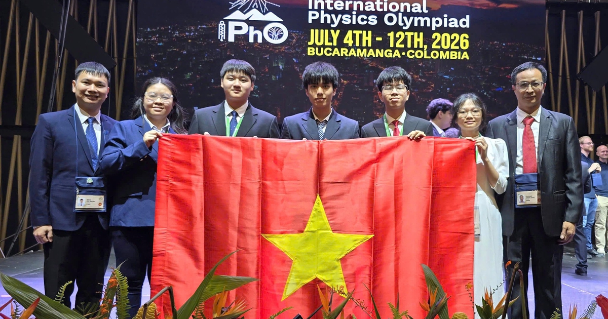 Việt Nam đạt thành tích Olympic vật lý quốc tế cao nhất trong lịch sử tham dự
