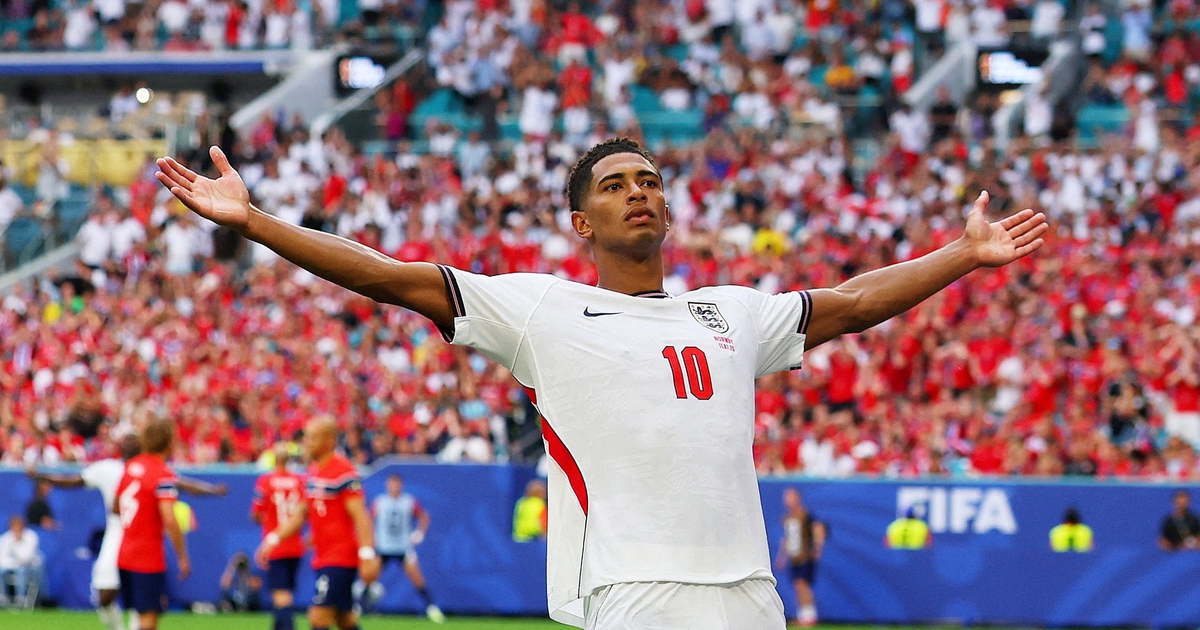 Bellingham gia nhập cuộc đua Vua phá lưới cùng Messi, Mbappe: Là tiền vệ duy nhất!