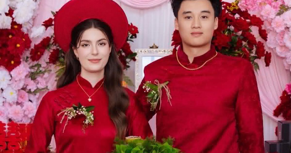 Ch&uacute; rể gốc Việt cưới c&ocirc; d&acirc;u Đức: Cả nh&agrave; th&ocirc;ng gia ấn tượng với lễ cưới Việt