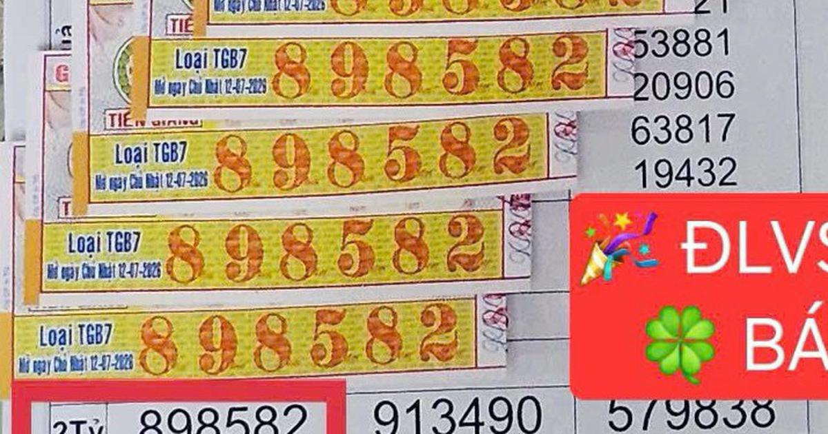 3 người ở TP.HCM tr&uacute;ng 28 tỉ xổ số miền Nam, mua v&agrave; đổi thưởng c&ugrave;ng đại l&yacute;