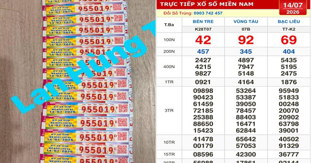 Xổ số miền Nam ng&agrave;y 14 th&aacute;ng 7: G&oacute;p tiền mua v&eacute; số, tr&uacute;ng đ&agrave;i Vũng T&agrave;u