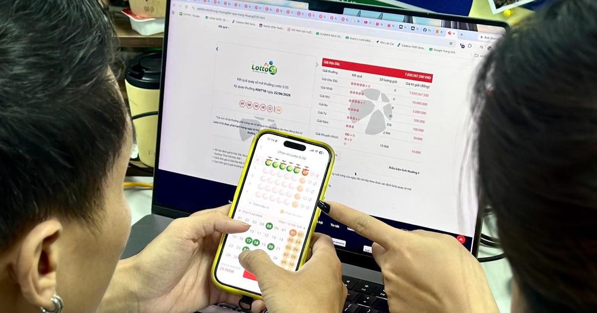 Cơ hội tr&uacute;ng 2 độc đắc mỗi ng&agrave;y c&ugrave;ng xổ số quay nhanh Lotto 5/35